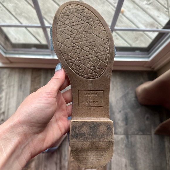 Blue Sandal with Ankle Strap - Picture 6 of 9